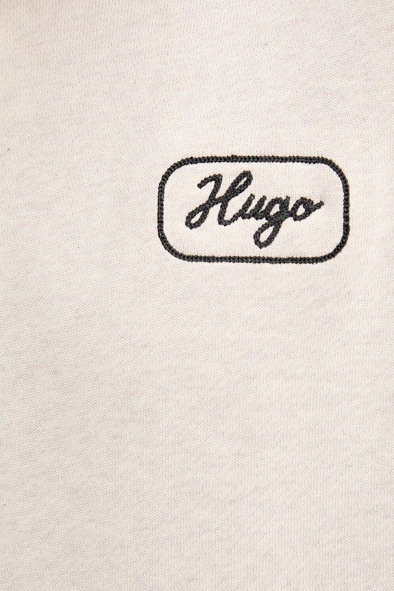 Hugo Blue bluza bawełniana 50545939 beżowy