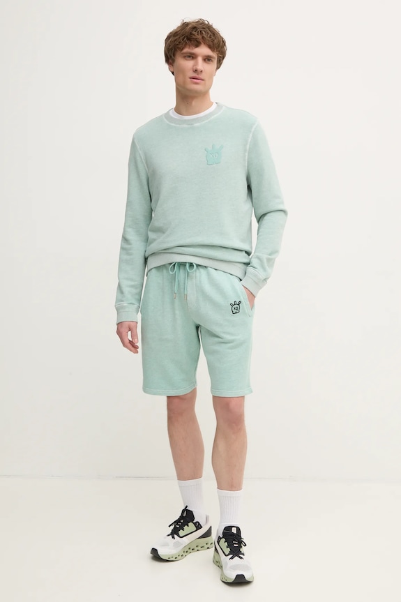 Bavlnená mikina ZADIG&VOLTAIRE JMSS00217.24W.305 tyrkysová SS25
