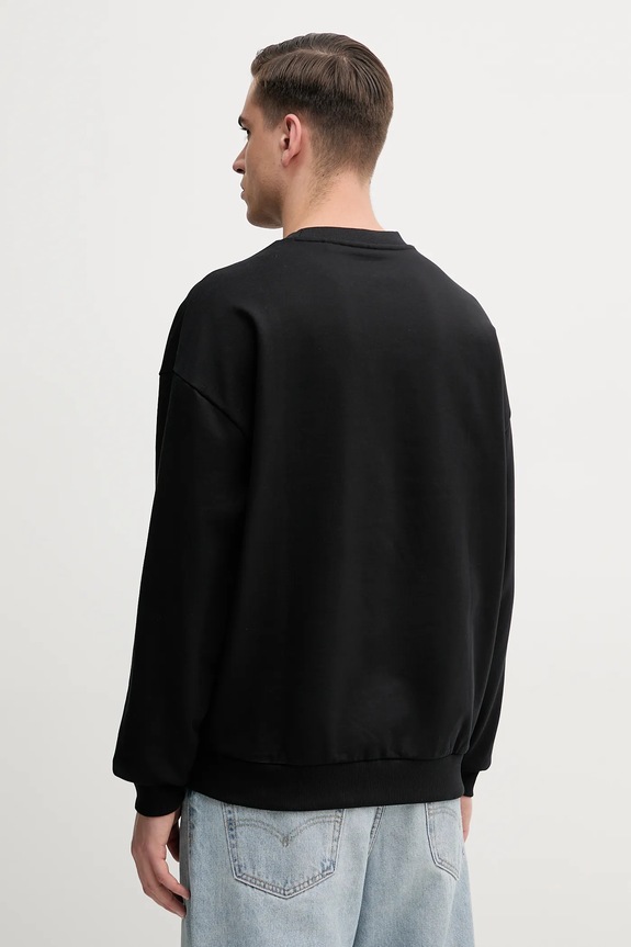 Bavlnená mikina HUGO Dinex 50538778 čierna AW25