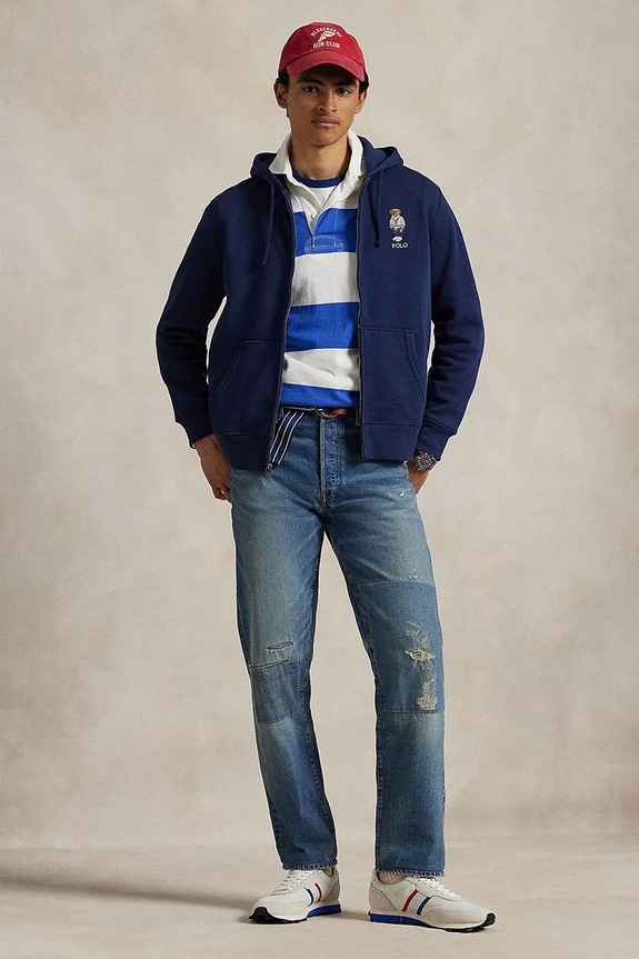 Oblečení Mikina Polo Ralph Lauren 710963820 námořnická modř
