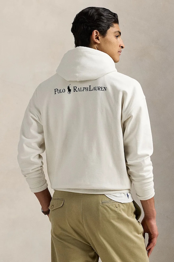 Mikina Polo Ralph Lauren 710964718 bílá AW25