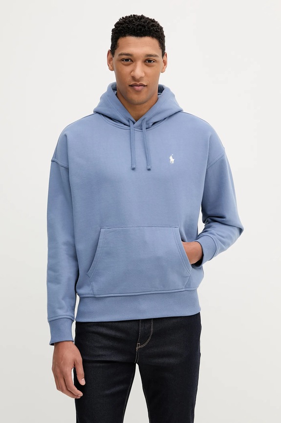 Odzież Polo Ralph Lauren bluza Lspohoodm11 Long Sleeve 710964718 niebieski