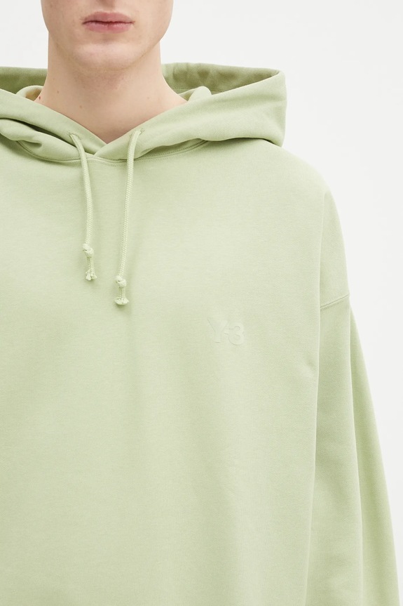 Суичър Y-3 French Terry Hoodie зелен JM7864