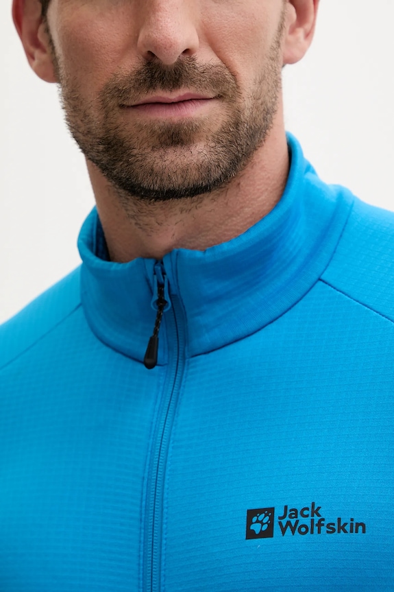 Športová mikina Jack Wolfskin Kolbenberg A63964 modrá