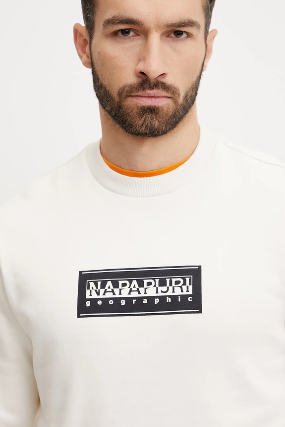 Napapijri bluza B-Box biały NP0A4I1AN1A1