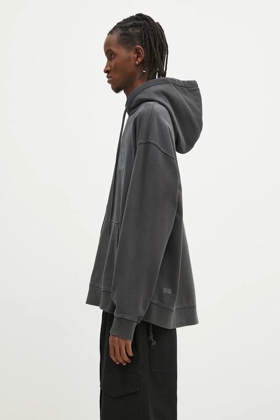 KSUBI cotton sweatshirt Electric Biggie MPS25FL011 gray SS25