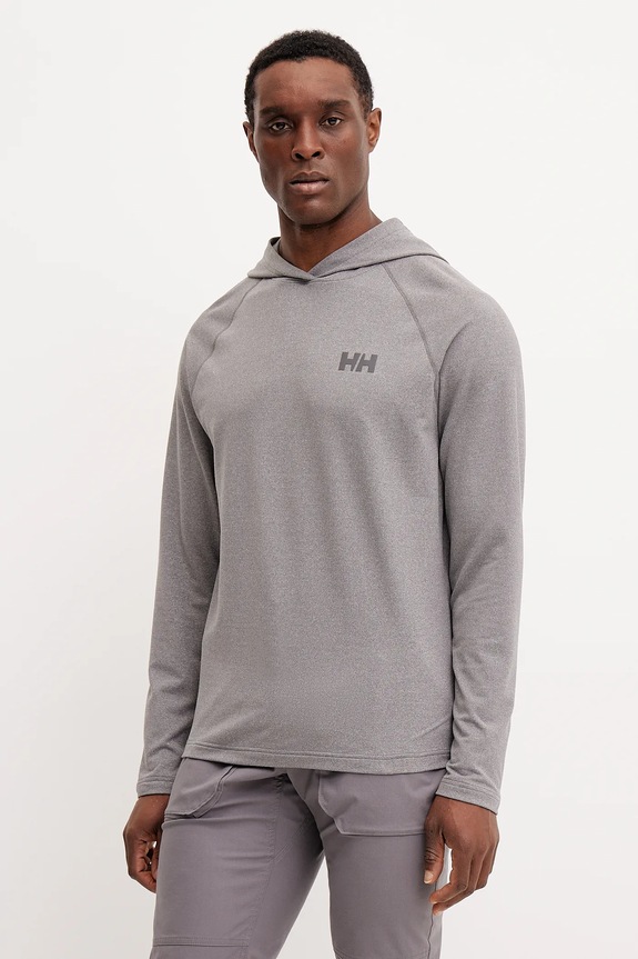 Helly Hansen bluza sportowa Tyri z kapturem szary 63399
