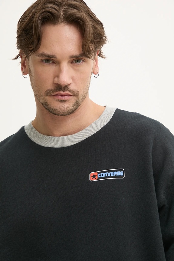 Converse pamut melegítőfelső fekete 10028407.A01