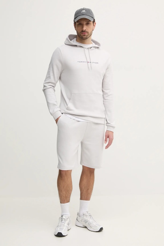Dukserica Tommy Hilfiger UM0UM03506 siva SS25