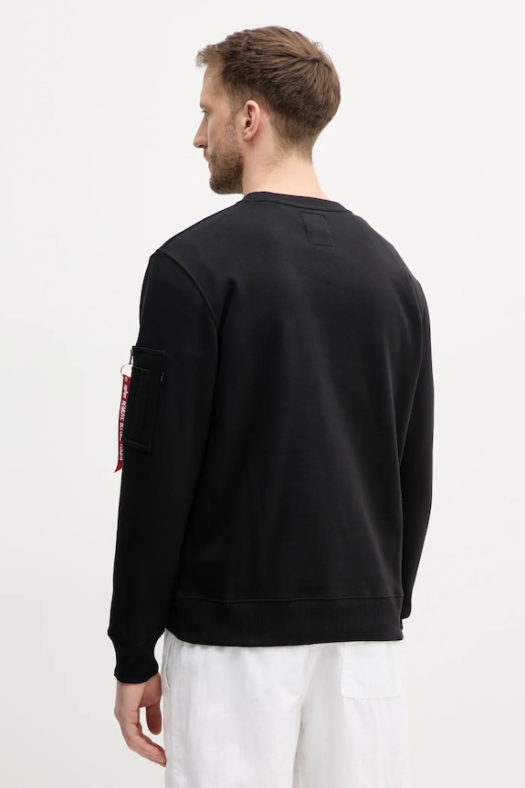 Oblečení Mikina Alpha Industries College Camo Sweater 146306 černá