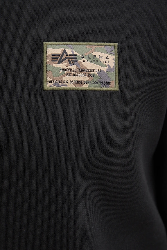 Dukserica Alpha Industries Camo Sleeve Crewneck 156306 crna