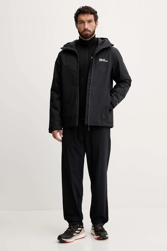 Φούτερ εξωτερικού χώρου Viking Admont 720.27.8372 μαύρο SS26