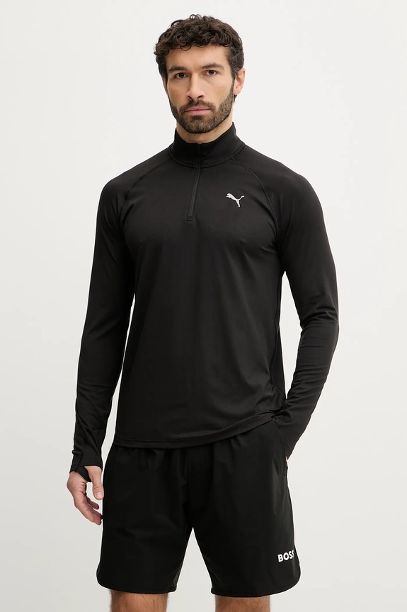 Puma bluza do biegania Run Velocity z elastanem czarny 526627