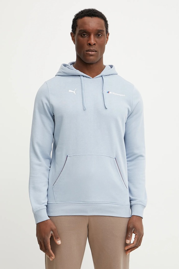 Puma bluza BMW MMS ESS+ z kapturem niebieski 627508