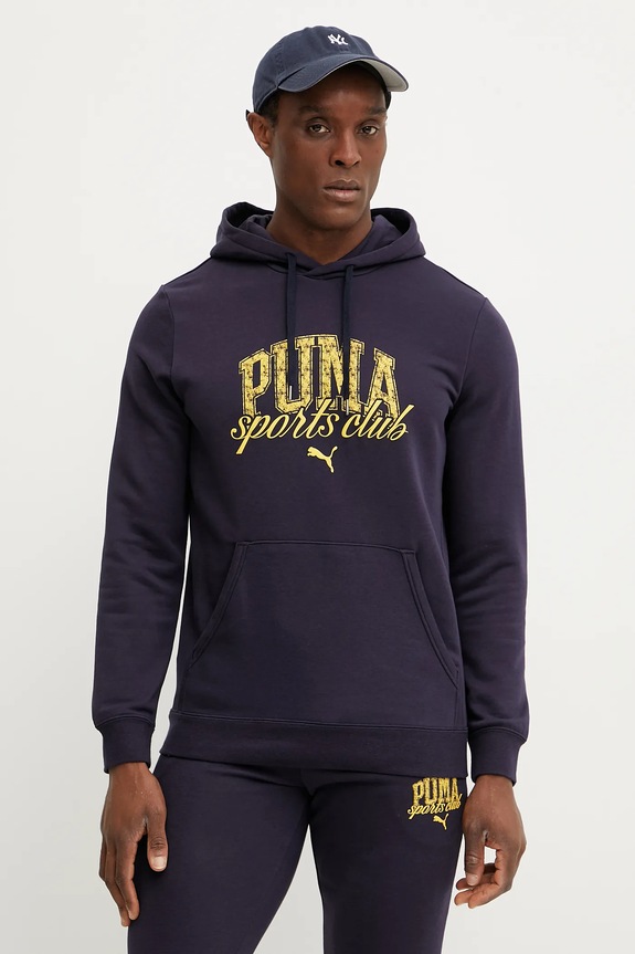 Кофта Puma с капюшоном тёмно-синий 684649