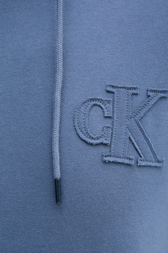 Calvin Klein Jeans bluza bawełniana niebieski J30J327245