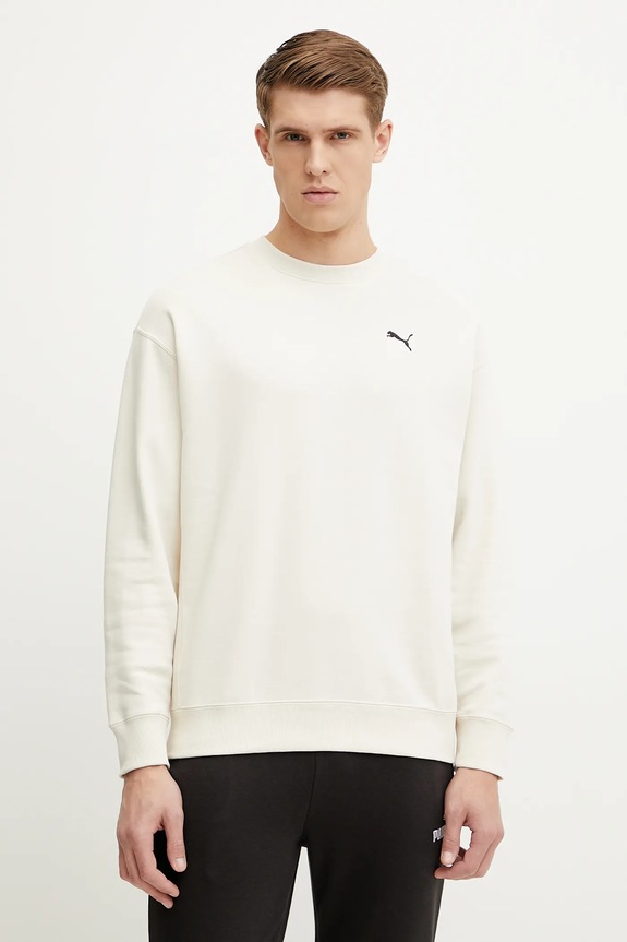 Puma hanorac de bumbac Wardrobe Essentials uni bej 629650