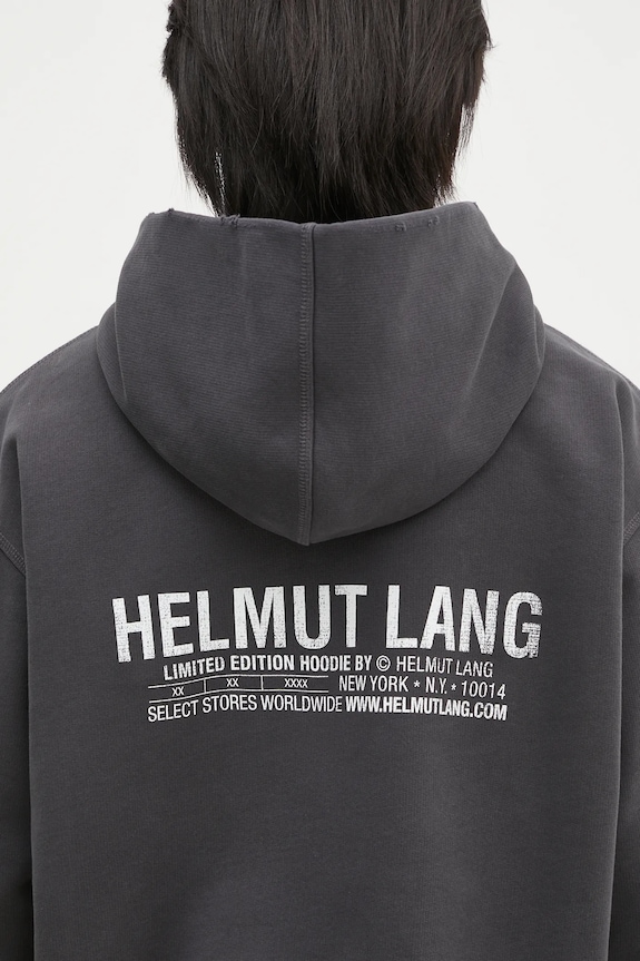 Helmut Lang felpa Meatpacking Ho.Cmbd O10HM519 grigio