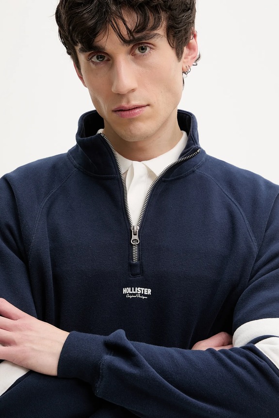 Mikina Hollister Co. tmavomodrá KI322.5005.200