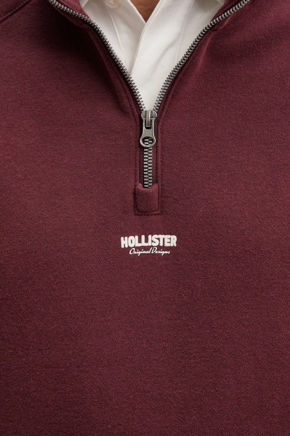Mikina Hollister Co. burgundské KI322.5005.520