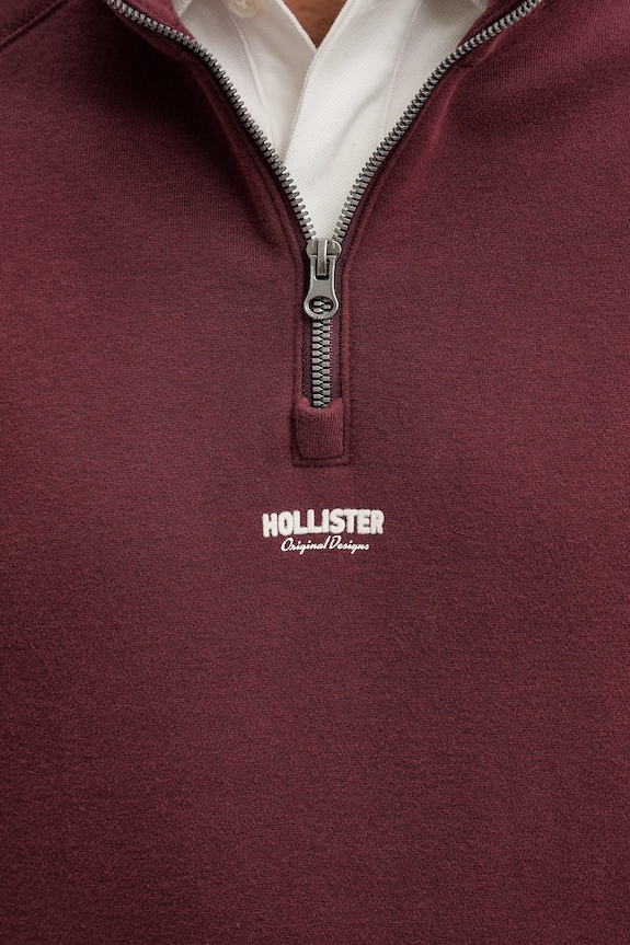 Mikina Hollister Co. burgundské KI322.5005.520