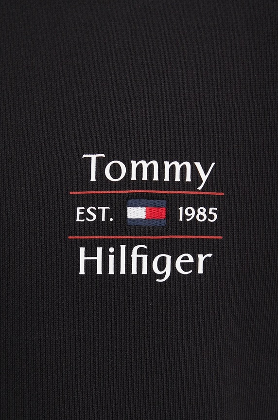 Bavlněná mikina Tommy Hilfiger MW0MW38673 černá