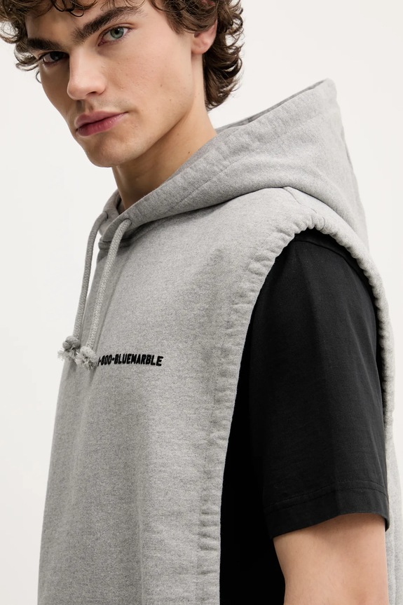 Βαμβακερό γιλέκο BLUEMARBLE γκρί HO20.FL05A25