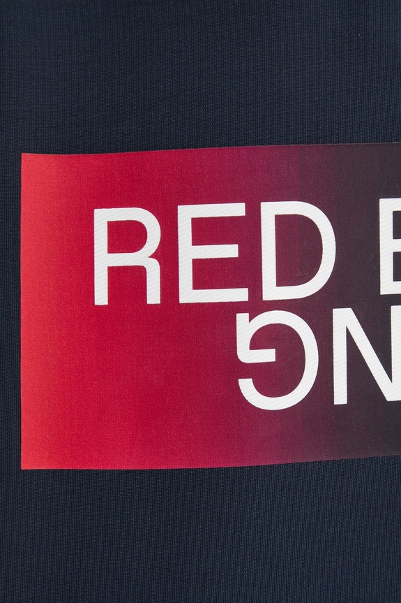 Red Bull Racing x Pepe Jeans felpa OMBRE LOGO CREW RM580012 blu navy