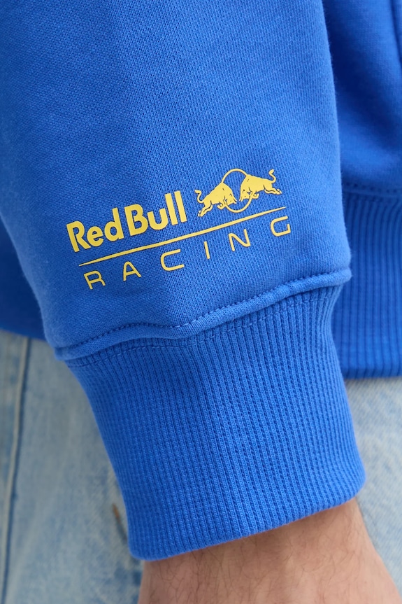 Pamučna dukserica Red Bull Racing x Pepe Jeans BREAKING RECORDS HDY RM580021 ljubičasta