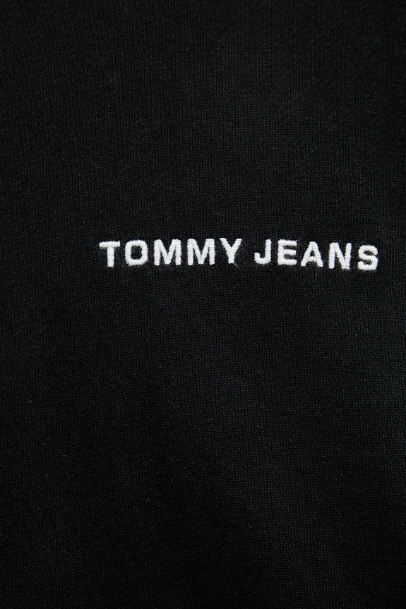 Tommy Jeans pamut melegítőfelső DM0DM20836 fekete