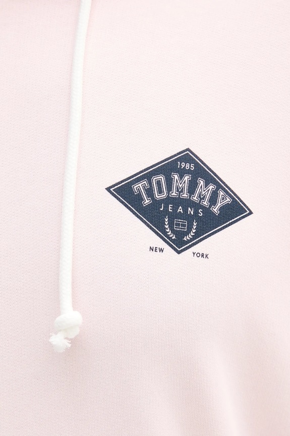 Tommy Jeans pamut melegítőfelső rózsaszín DM0DM20840