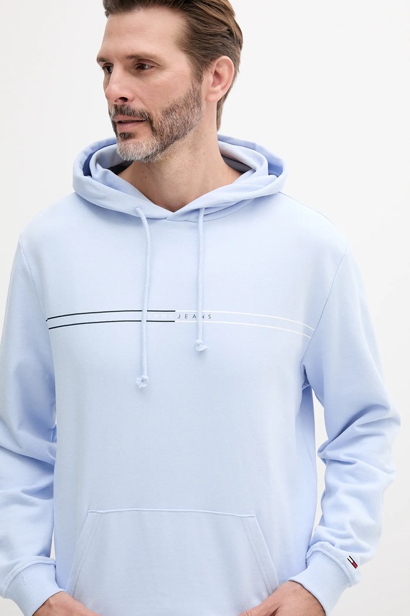 Ruházat Tommy Jeans pamut melegítőfelső DM0DM20847 kék
