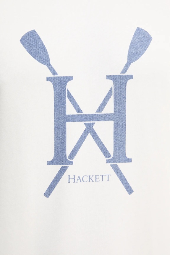 Hackett London bluza bawełniana HM581350 biały