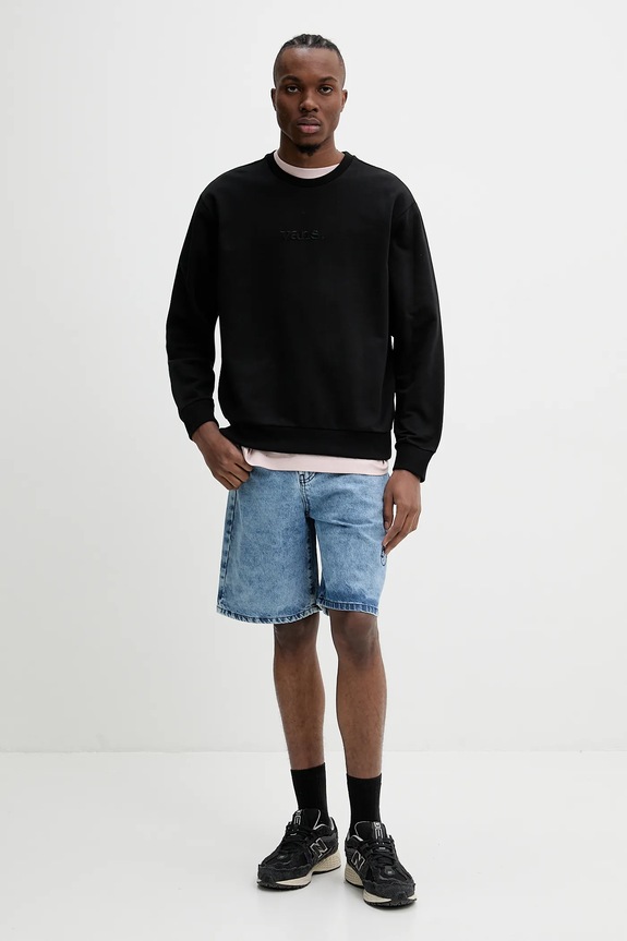 Vans bluza bawełniana VN000NWBBLK1 czarny SS25