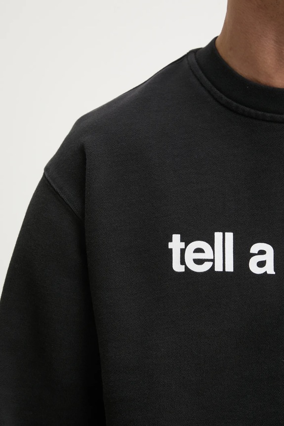 Βαμβακερή μπλούζα Vans VN000NZCBLK1 μαύρο