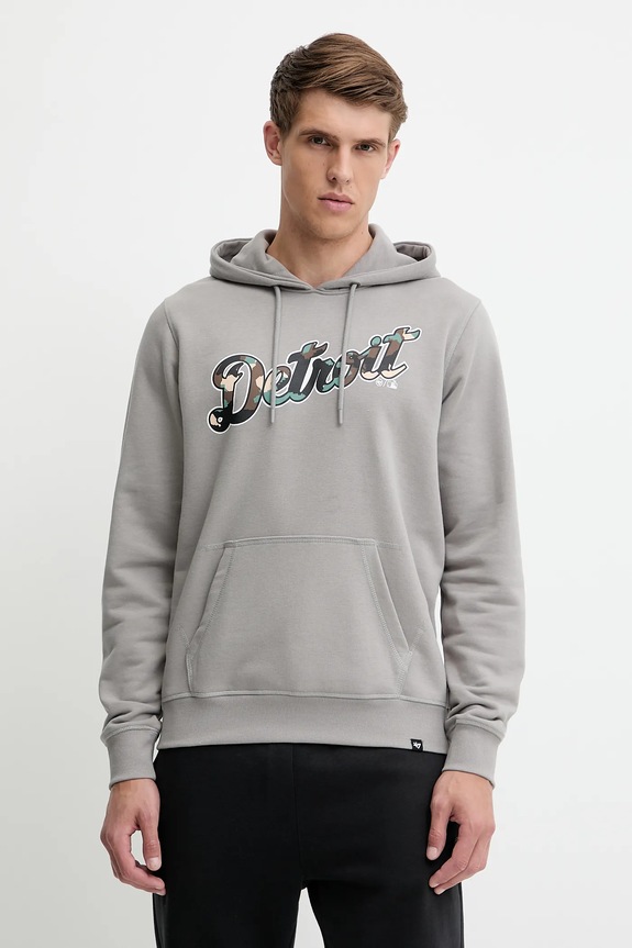Mikina 47 brand MLB Detroit Tigers s kapucí šedá BB009PMLKYH646046WY
