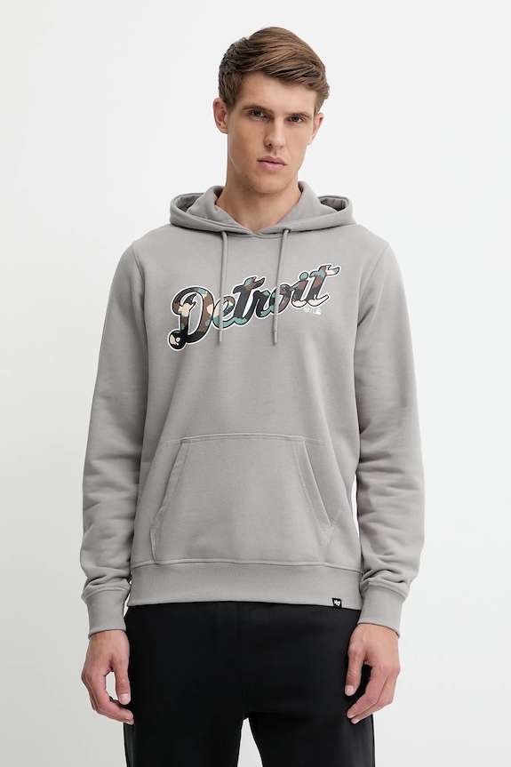 Mikina 47 brand MLB Detroit Tigers s kapucí šedá BB009PMLKYH646046WY