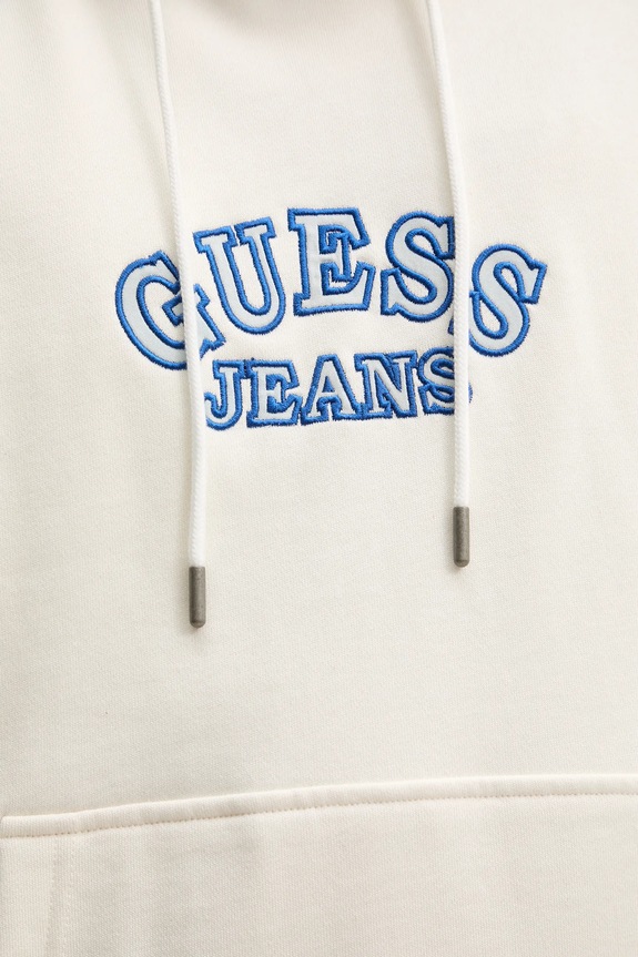Pamučna dukserica Guess Jeans bež M5GQ40.KCTY1