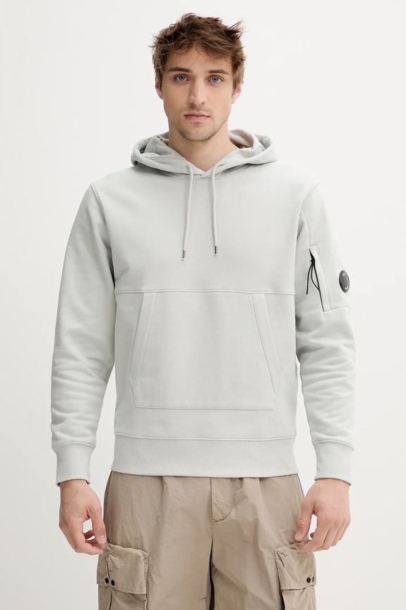 C.P. Company bluza bawełniana bawełna szary 18CMSS024A005086W