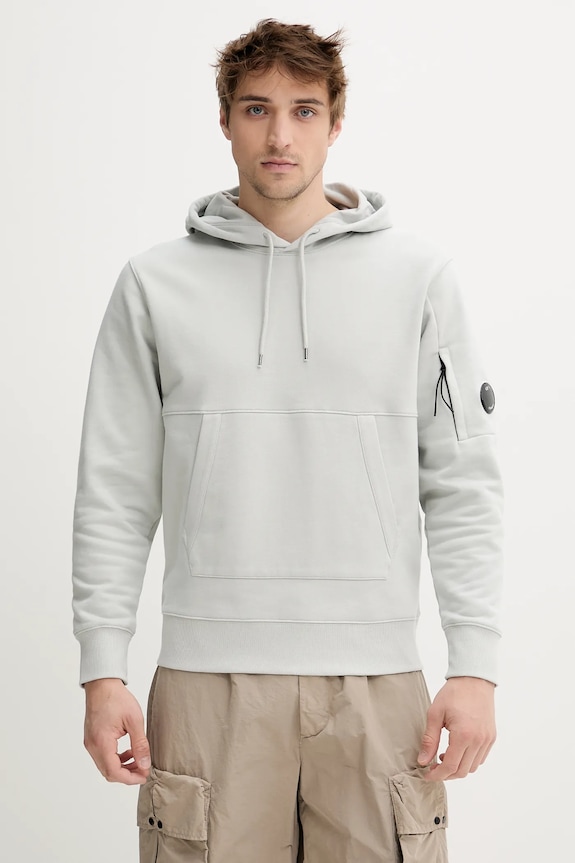 C.P. Company bluza bawełniana bawełna szary 18CMSS024A005086W