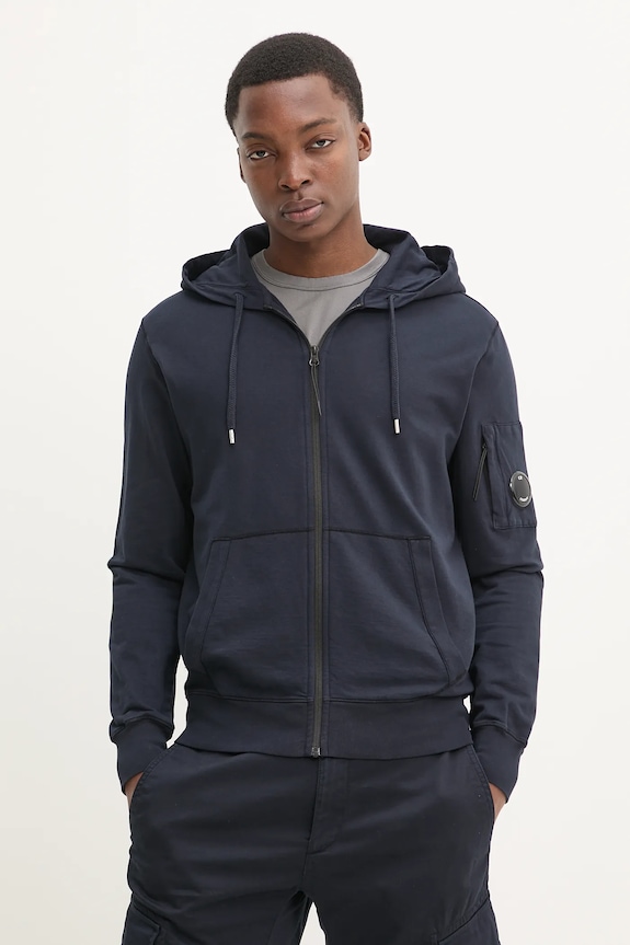 C.P. Company bluza bawełniana bawełna granatowy 18CMSS057A002246G