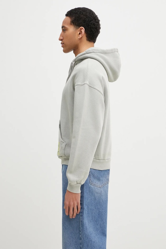 Хлопковая кофта Axel Arigato Patch Washed Hoodie A2993002 зелёный SS25