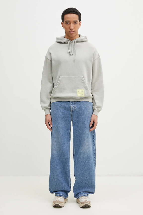 Хлопковая кофта Axel Arigato Patch Washed Hoodie A2993002 зелёный