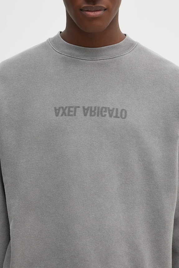 Axel Arigato cotton sweatshirt Distort Washed Sweatshirt gray A3122001