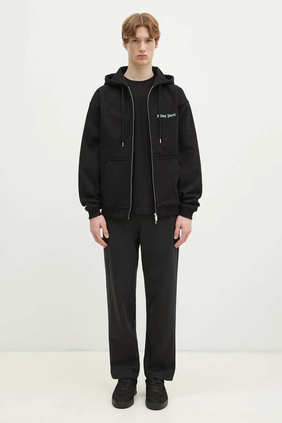 Filling Pieces hanorac de bumbac Chrome Flower 95299821861 negru
