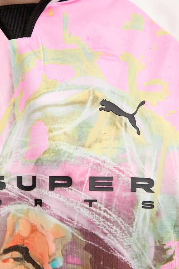 Puma t-shirt PUMA x KIDSUPER Graphic Jersey 629512 rózsaszín
