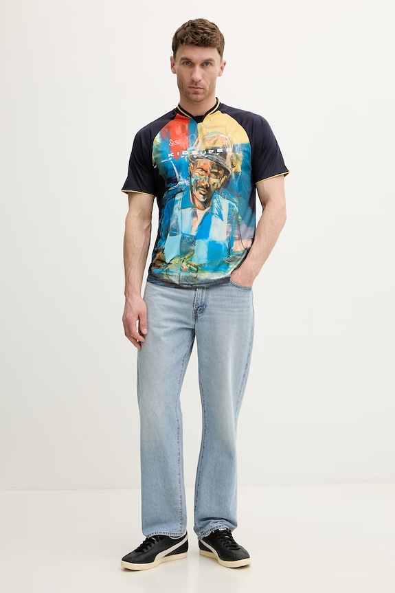 Puma tricou PUMA x KIDSUPER Graphic Jersey 629512 bleumarin SS25