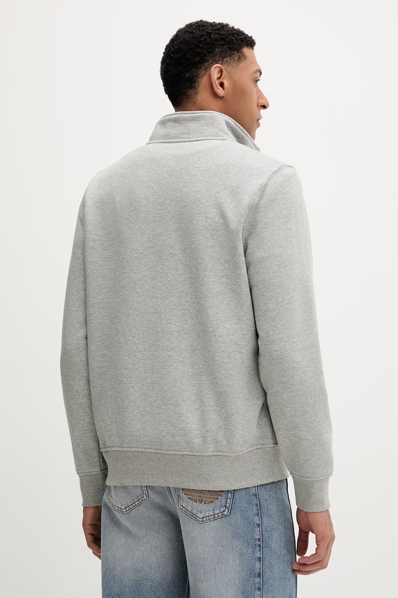 Oblečení Mikina Dickies Oakport Quarter Zip Heather Grey DK0A4XD4HG01 šedá