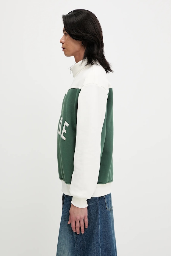 RHUDE felpa in cotone Monaco RHSS25SW01012 verde SS25