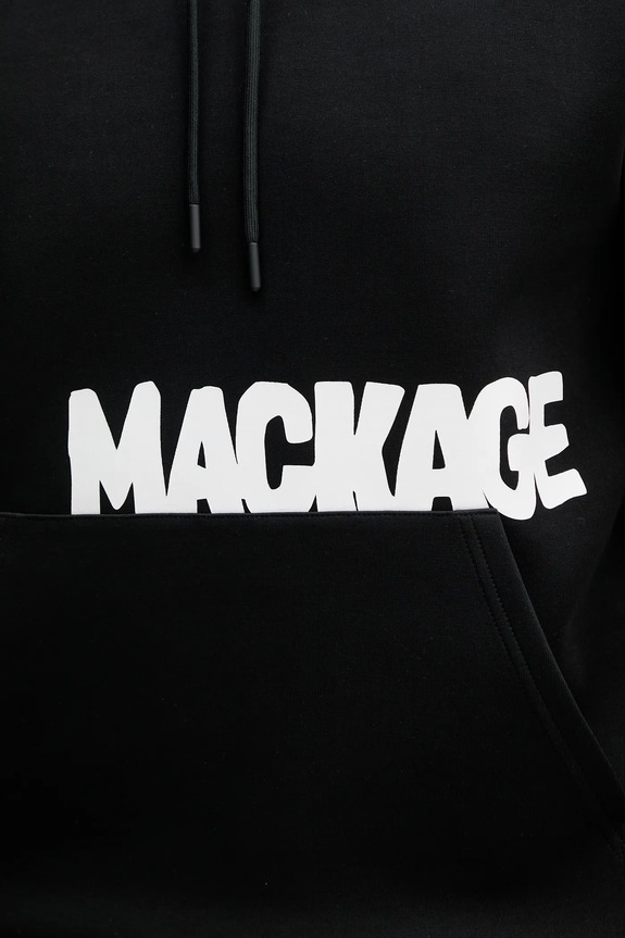 Μπλούζα MACKAGE KRYSTIAN.PR μαύρο